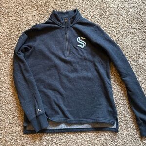 Seattle Kraken 1/4 zip sweater